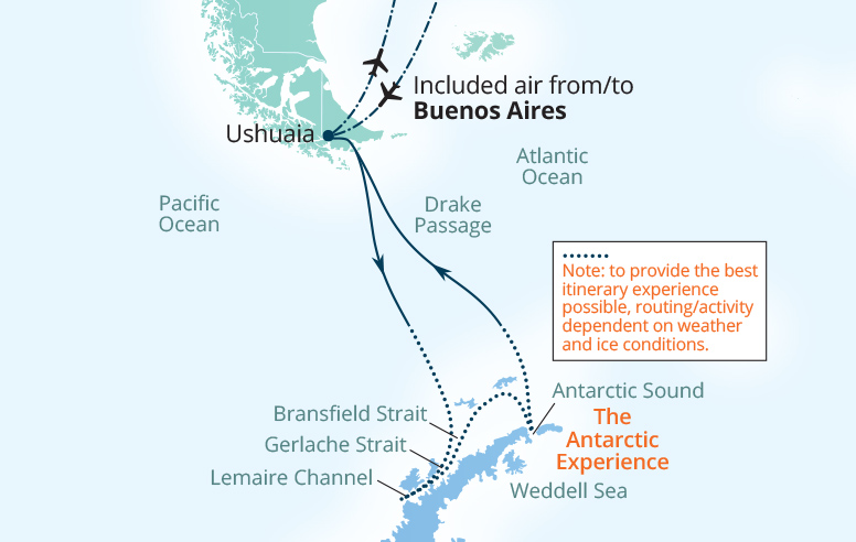 11 Day The Great White Continent map