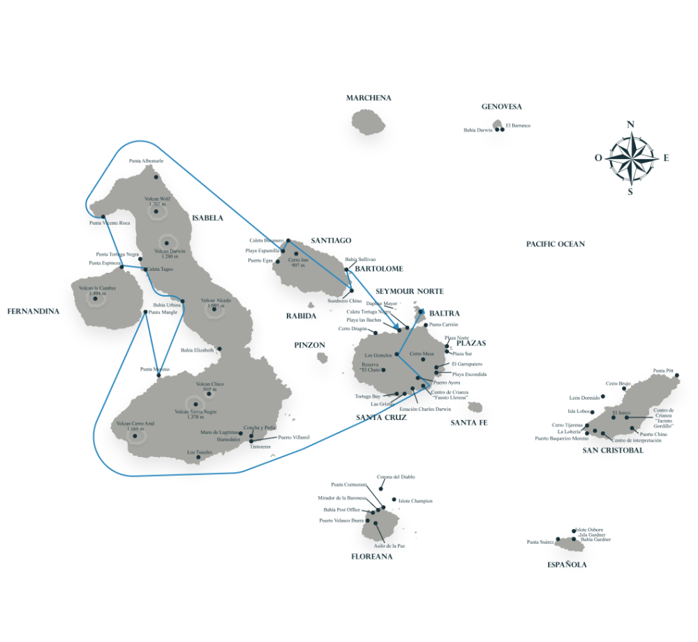 Galapagos map