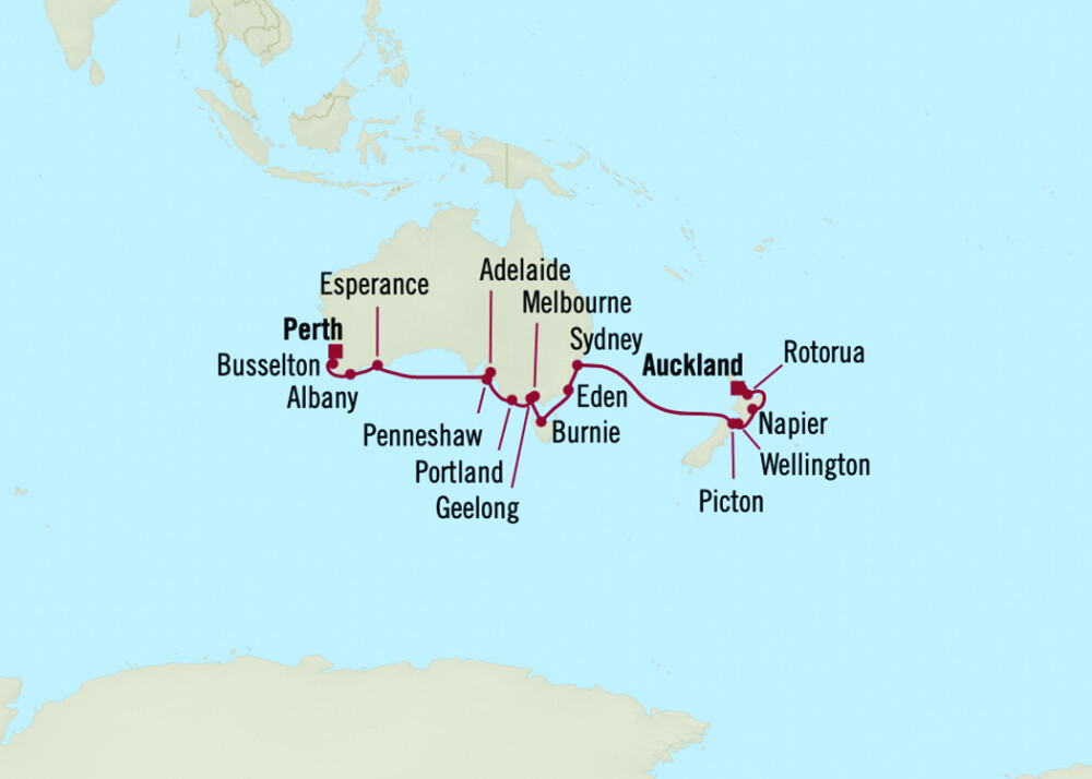 Perth to Auckland 4May25