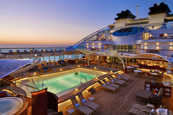 Seabourn Ship Deck Night