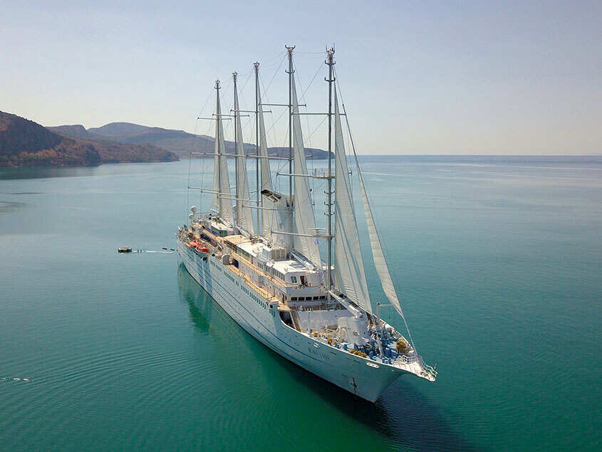 wind surf cruise ship